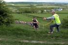 Soon after the start of the Penshaw Hill Race.